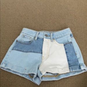 Patchwork PacSun mom shorts size 22